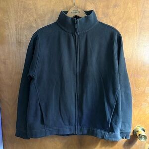 Lululemon Black Wind Down Jacket Zip Up Size 12 Gym Hiking Yoga Athletic Active